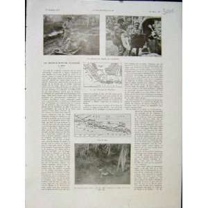  Volcano Java Eruption Volcanic French Print 1931