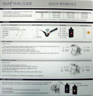 Keune Tinta Color Advanced Reference Hair Color Dye Professional 