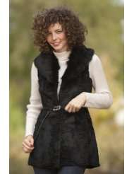  sheepskin vest   Clothing & Accessories