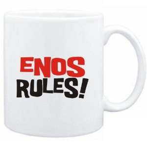 Mug White  Enos rules  Male Names 