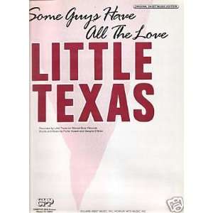   Sheet Music Some Guys Have All The Love Little Tex 96 