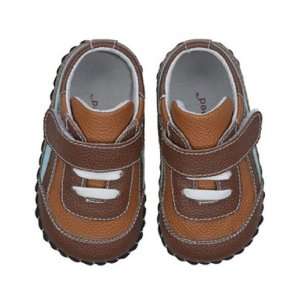  Pediped Josh Light Brown and Blue Shoes Baby