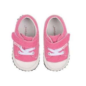  Pediped SAM, PINK CANVAS SNEAKER 18 24 L Baby