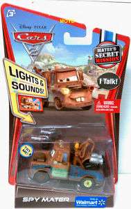 Disney Pixar CARS 2 SPY MATER  LIGHTS & SOUNDS  