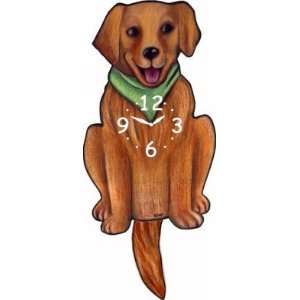 Golden Retreiver Dog Wall Clock for Dog Lovers 
