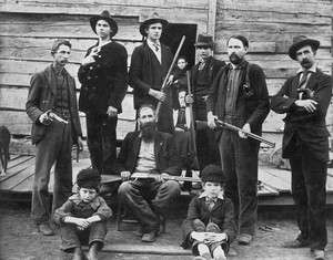 THE HATFIELD AND McCOY FAMILY FEUD PHOTO 1899 WEST VIRGINIA KENTUCKY 