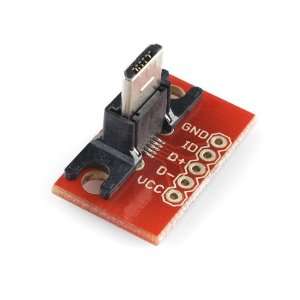  USB MicroB Plug Breakout Board Electronics