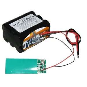 Custom Li Ion 18650 Battery 11.1V 5200mAh (57.72wh) with PCB & Fuel 
