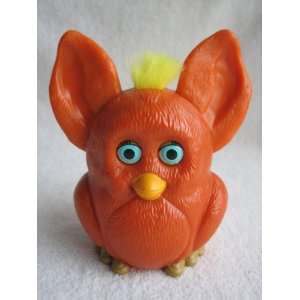 Burger King Furby, 3.75 All Orange with Yellow Hair   2005 Kids Meal 
