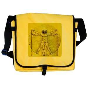  Messenger Bag Vitruvian Man by Da Vinci 