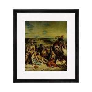  Scenes From The Massacre Of Chios 1822 Framed Giclee Print 