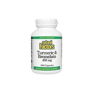 Turmeric & Bromelain 300mg/150mg   Muscle and Joint Support, 180 caps