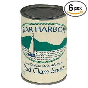 Bar Harbor Clam Sauce, Red, 10 Ounce Cans (Pack of 6)  
