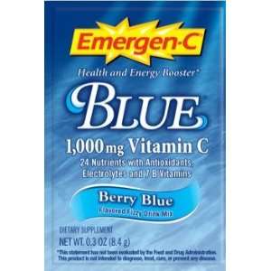  Alacer Corp Emergen C Vitamin C 1000 mg Berry Blue 30 