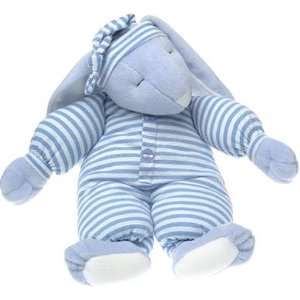  sleepyhead bunny   blue 15 inch by north american bear 