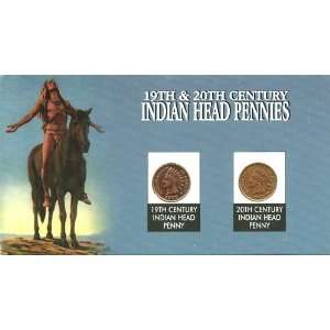   20th Century Indian Head Pennies Collectible Coin Set 