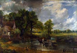 THE HAY WAIN painting by artist John Constable, Old Masters ART CANVAS 