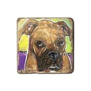  Boxer Marble Tile Trivet Patio, Lawn & Garden