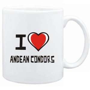    Mug White I love Andean Condors  Animals