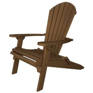  Polywood Seashell Folding Chair in Teak