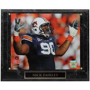  Auburn Tigers #90 Nick Fairley 13 x 10.5 Player Plaque 