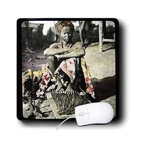  Lantern Slide Fakir on a Bed of Nails India   Mouse Pads Electronics