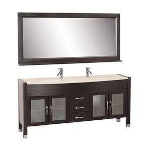 Virtu USA UM 3073I Double Sink Bathroom Vanity