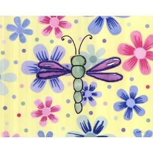  Funky Flower Dragonfly Finest LAMINATED Print Serena 
