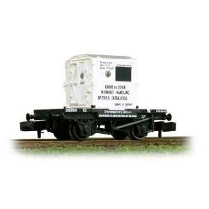  Graham Farish 377 327 Gwr Conflat W/Af Container White 