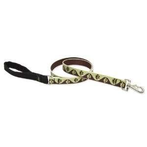 Lupine 1 Inch Large Dog Padded Handle Lead Mud Puppy Pattern  6 Foot 