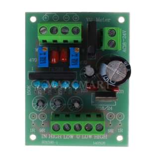 VU Meter Driver PCB Board Stereo for Two VU Meters New  