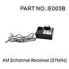 AM 2 Channel Receiver (27MHz) Redcat RC Part E003B