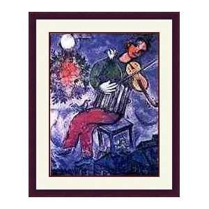 Violoniste Bleu by Marc Chagall   Framed Artwork