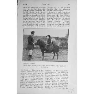  1910 Lady Mary Fitzmaurice Earl Orkney Horse Photograph 