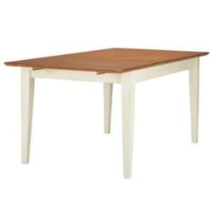  Ashby Antique White and Cherry Dining Table