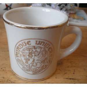  Vintage 1960s Purdue University Souvenir Mug Kitchen 