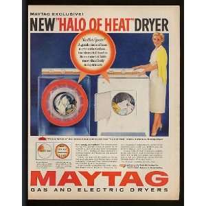    1957 Maytag Halo Of Heat Dryer Print Ad (12022)