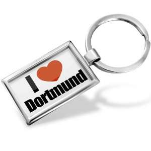  Keychain I Love Dortmund region North Rhine Westphalia, Germany 