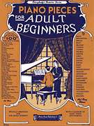 Piano Pieces Adult Beginner Classical Sheet Music Book  