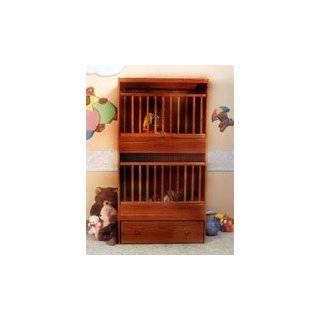   Two Infant Bunkie Cinnamon Oak Stackable Crib Explore similar items