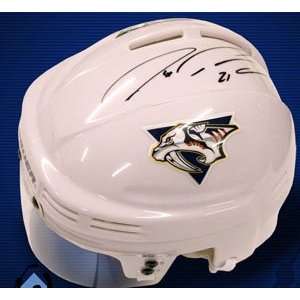  Peter Forsberg Memorabilia Signed Hockey Mini Helmet 