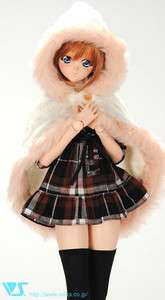Volks Japan Doll Dolpa 26 Dollfie Dream Poncho Dress Socks  