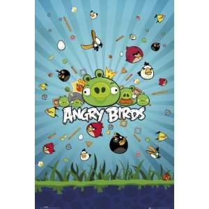  Angry Birds   Gaming Poster (Blast) (Size 24 x 36 