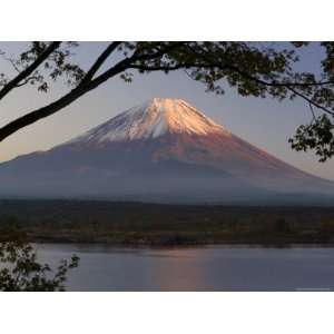  Lake Shoji Ko and Mount Fuji in Evening Light, Fuji Hakone 