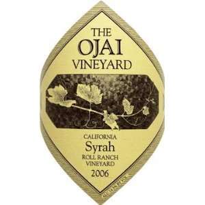  2006 Ojai Syrah California Roll Ranch 750ml Grocery 