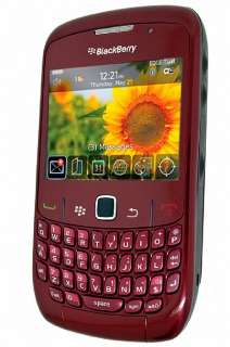 Blackberry Curve 8520 Gemini Smartphone Red Unlocked Import 