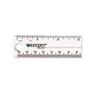  Westcott® ACM 45016 SHATTER RESISTANT PLASTIC RULER, 6 