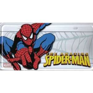    (6x12) Spider Man Retro Cartoon License Plate