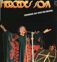 MERCEDES SOSA Brazil ao vivo LIVE RARE NM LP 1980  