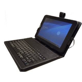 10.1 Toshiba Thrive Leather Case with Built in USB Keyboard and Kick 